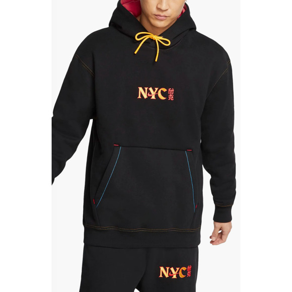 Nike NYC Chinatown New York City Sweatsuit Hoodie 2XL Pants XL EUC - Picture 3 of 15